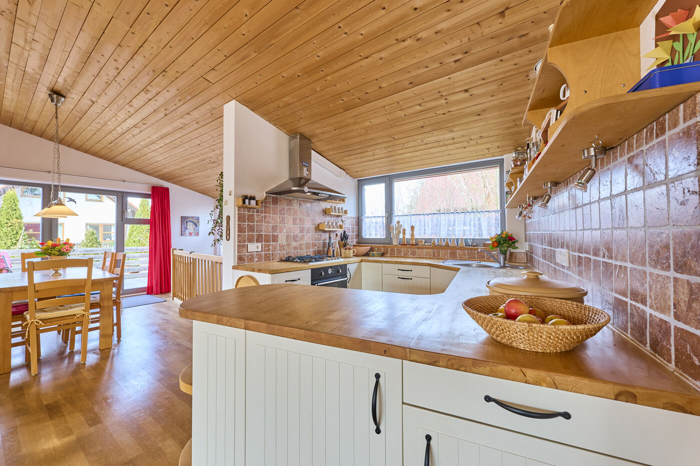 Küche im Obergeschoss