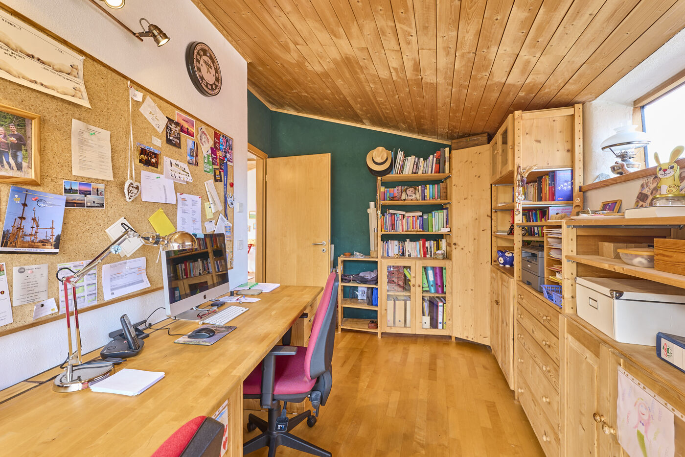 Arbeitszimmer im Obergeschoss