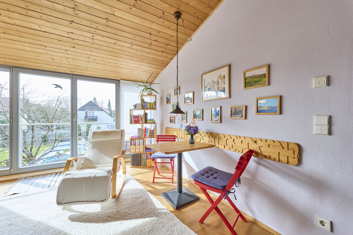 Detail Wohnen im Obergeschoss