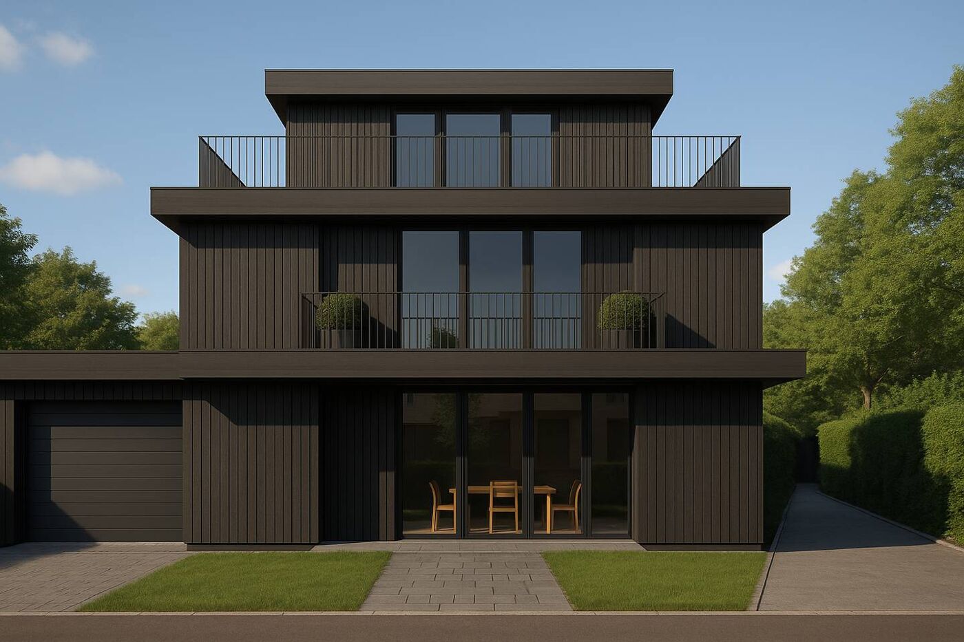 Visualisierung Variante 3 Außenansicht