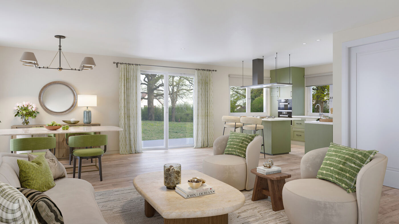 Wohnzimmer - Visualisierung