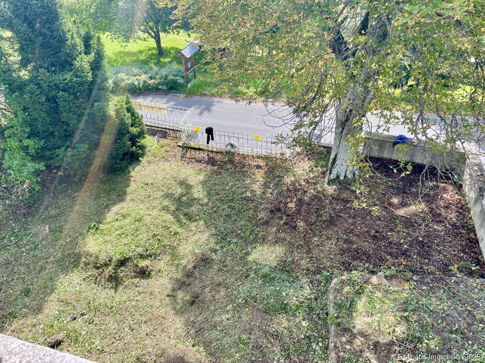 Blick auf Freifläche, früher Biergarten