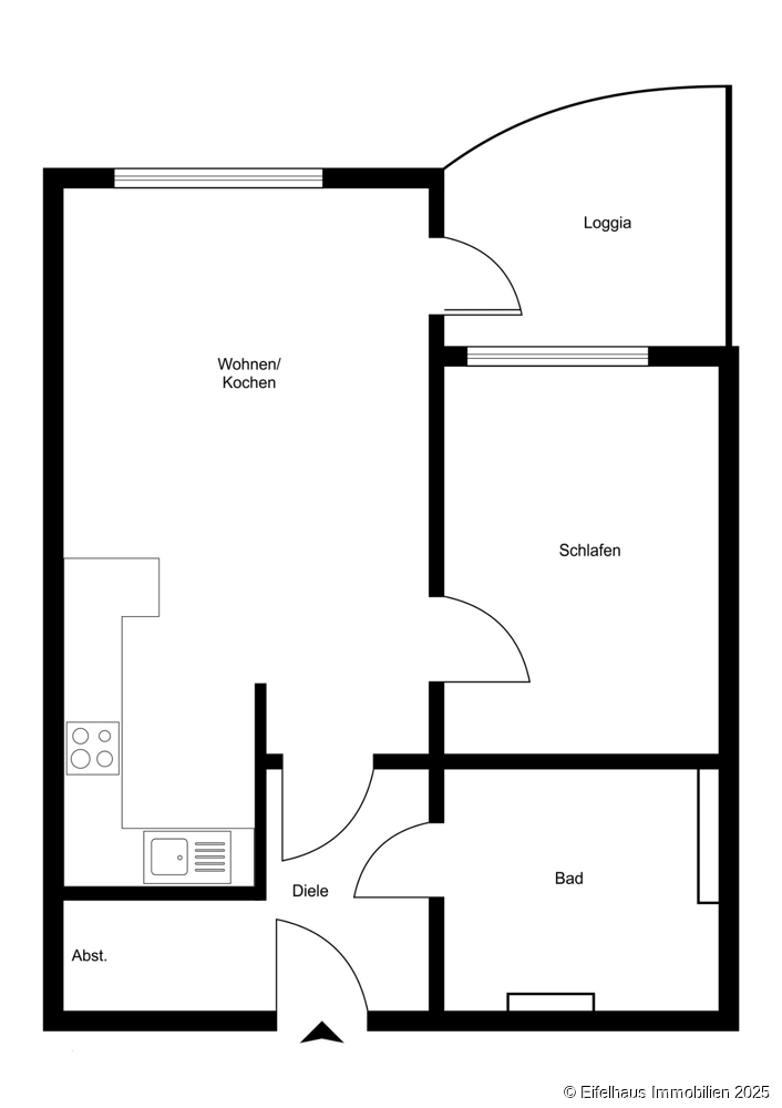Grundriss Wohnung 