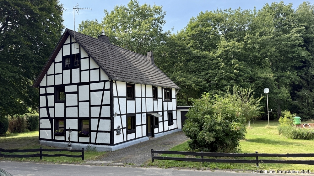 Ansicht Straße (Sackgasse am Waldrand)