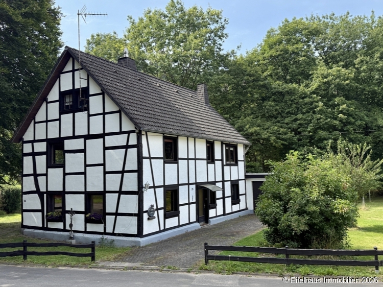 Ansicht Straße (Sackgasse am Waldrand)