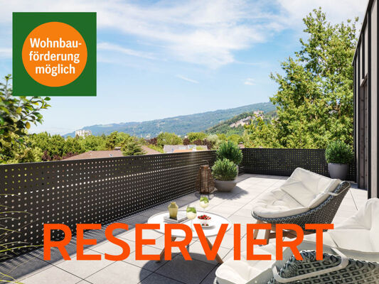 Terrasse B14 2 Zi WBF RESERVIERT