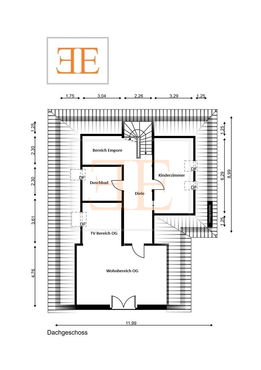 Grundriss Obergeschoss