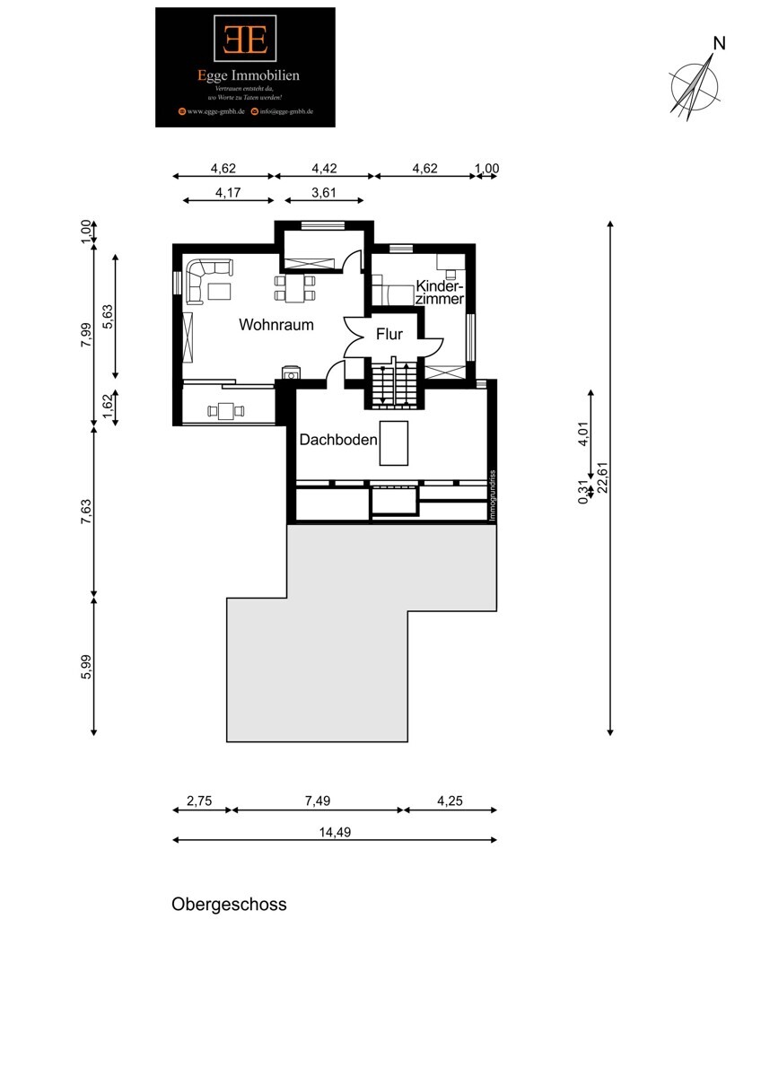 Grundriss Obergeschoss