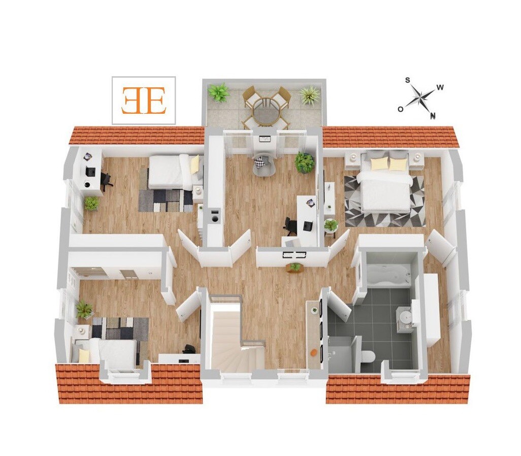 Grundriss Obergeschoss