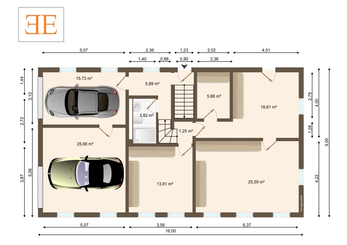 Erdgeschoss Grundriss