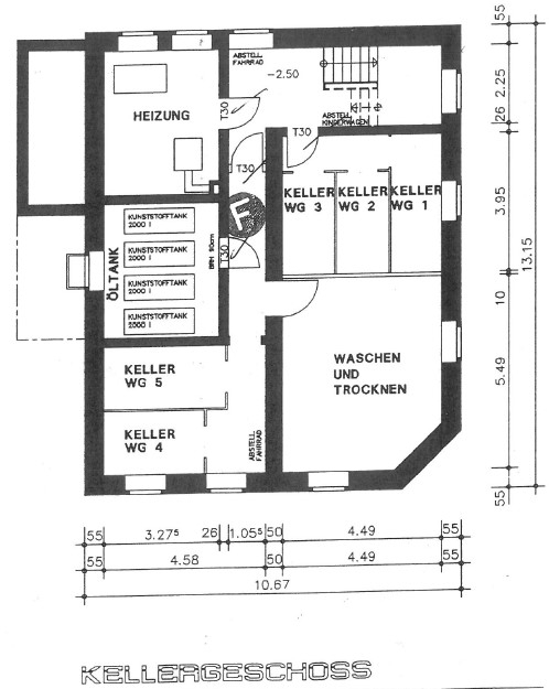 Grundriss Kellergeschoss
