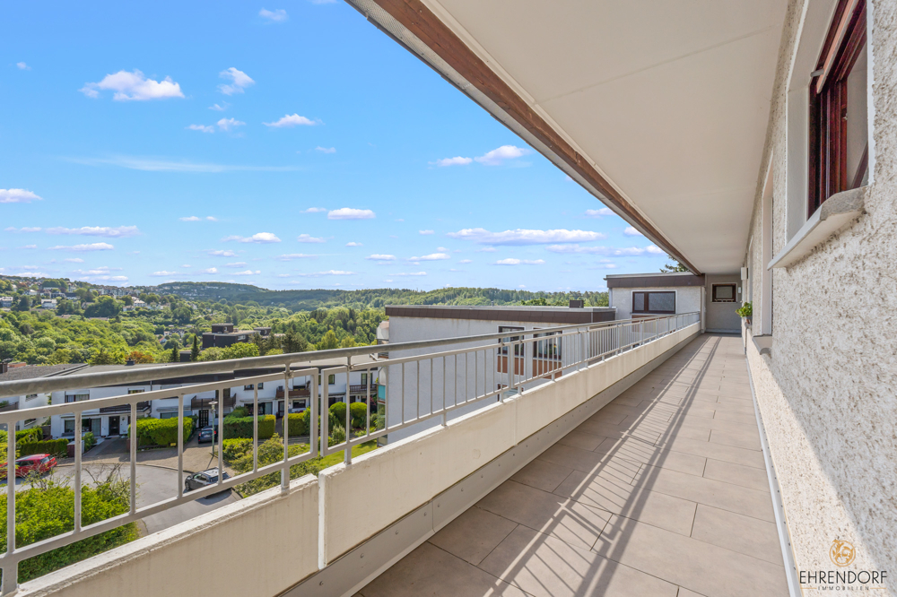 Laubengang zur Wohnung