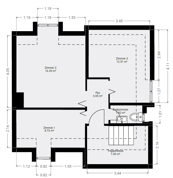 Grundriss DG
