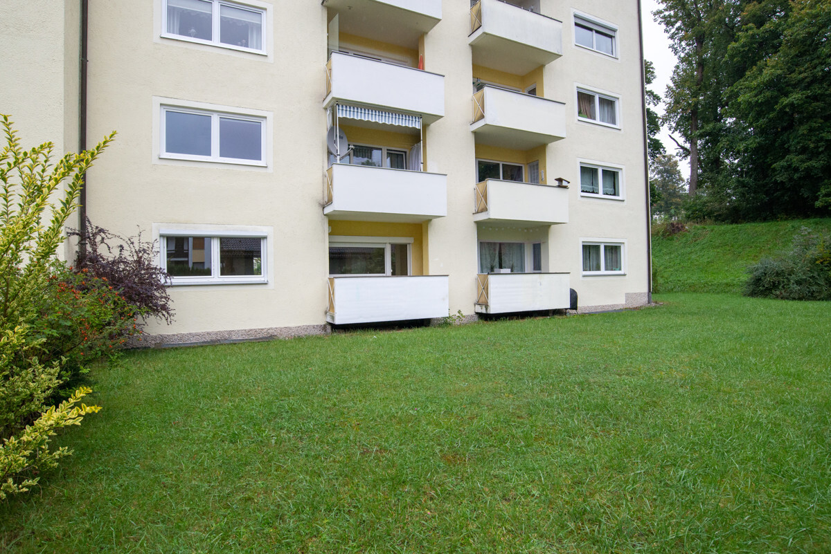 Blick auf die Immobilie