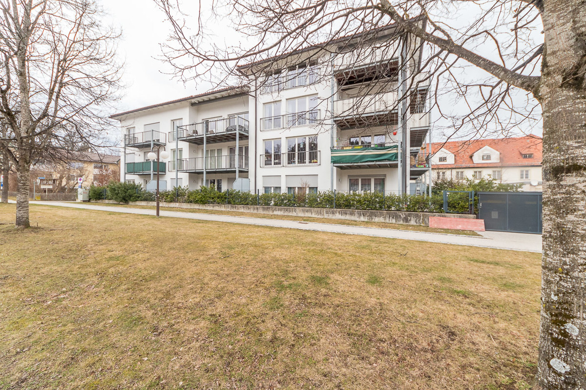 Blick auf die Immobilie