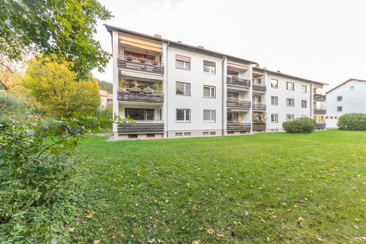 Blick auf die Immobilie