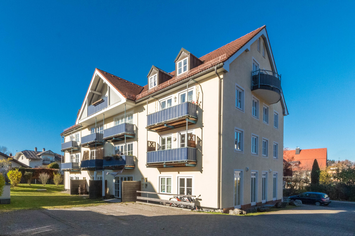 Blick auf die Immobilie