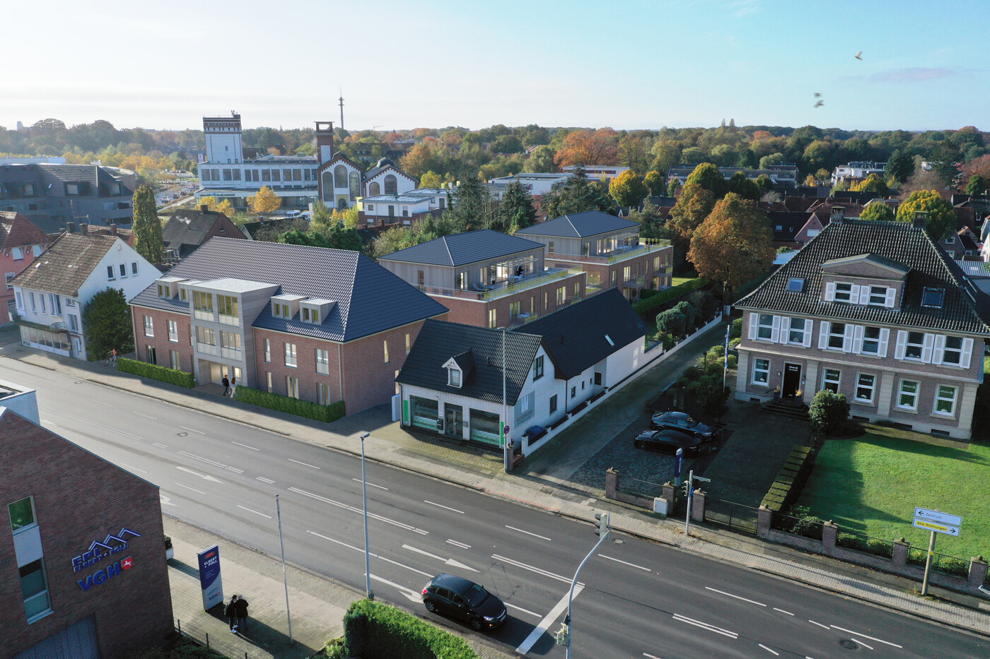 Visualisierung Straßenansicht