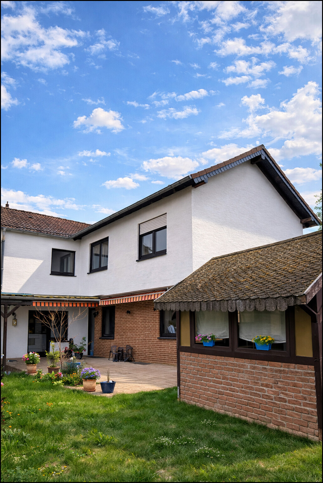 Hausansicht vom Garten