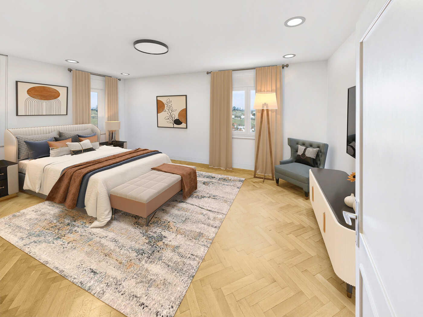 Gästezimmer (visualisiert)