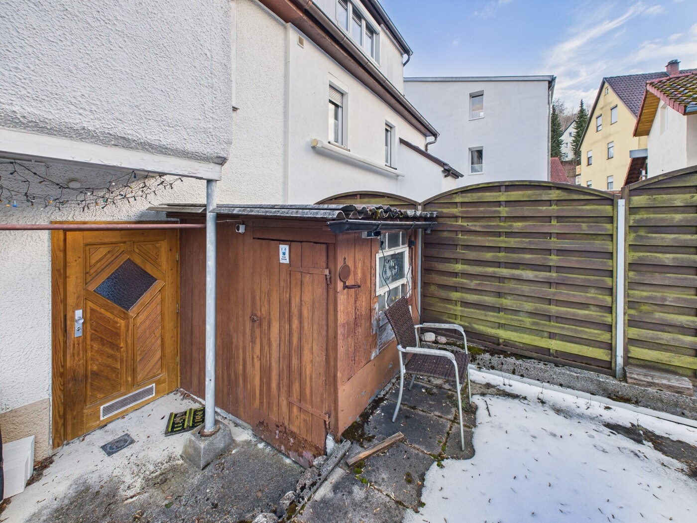 Hintereingang/Terrasse