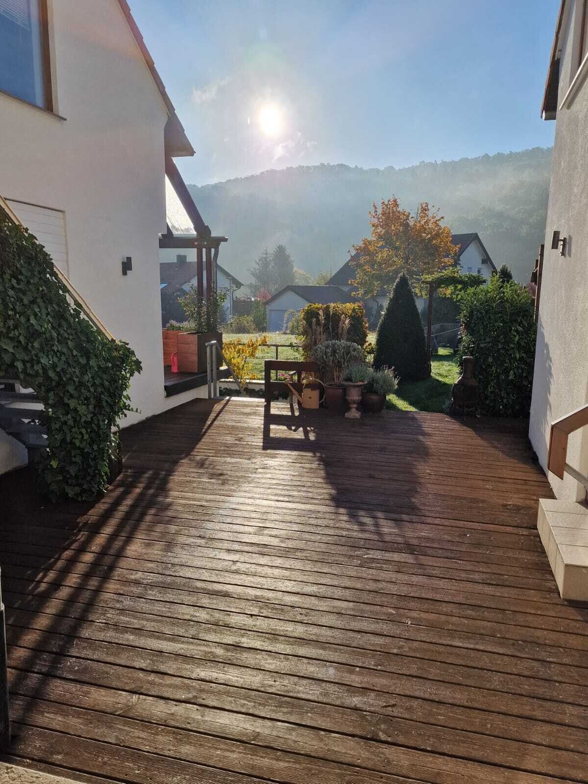 Terrasse Morgensonne