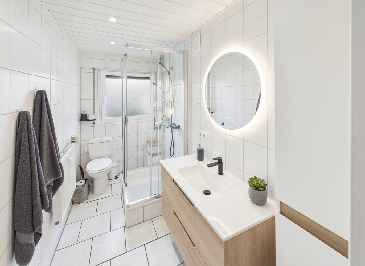 Badezimmer / WC (visualisiert)