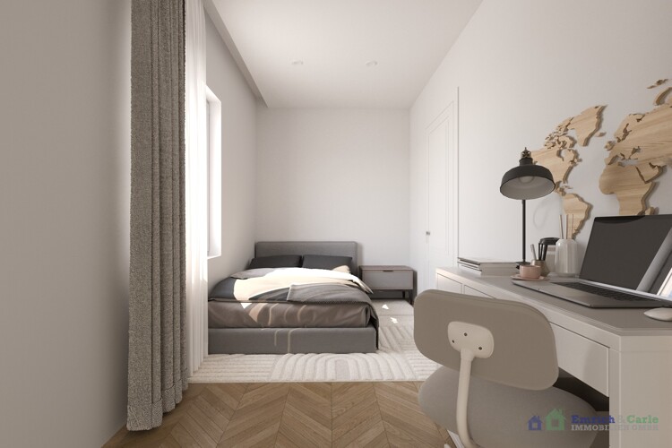 Neubau OG Kinderzimmer visualisiert