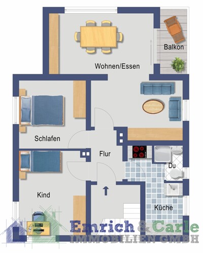 Grundriss Obergeschoss