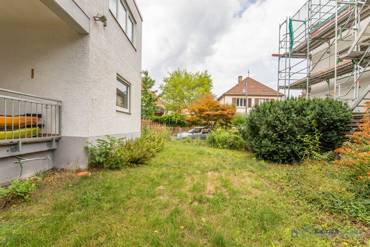 hintere Gartenfläche