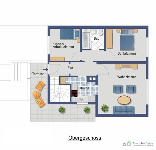 Grundriss Obergeschoss