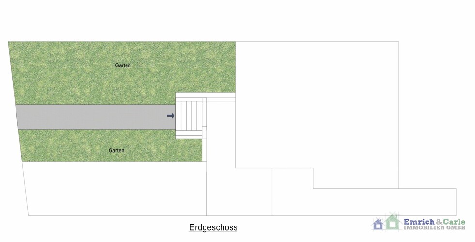 Grundriss Gartenanteil 