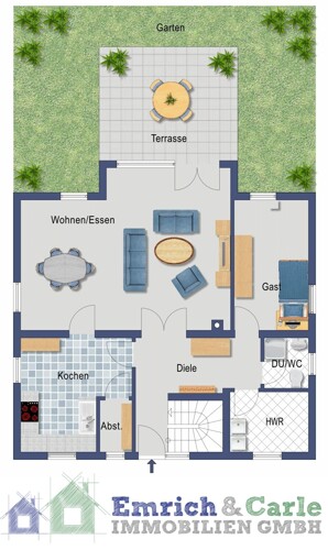 Grundriss Erdgeschoss