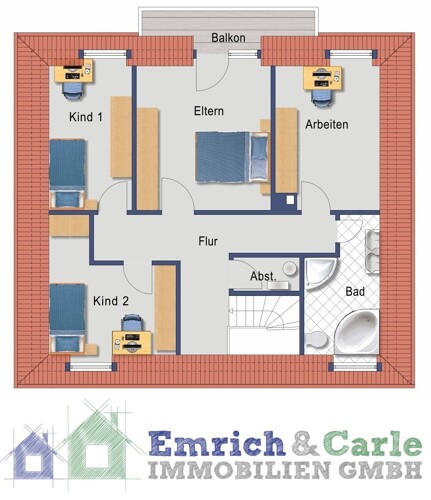 Grundriss Obergeschoss