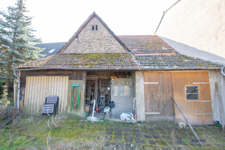 Schuppen Gartenansicht klein