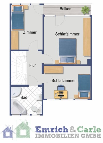 Grundriss Obergeschoss