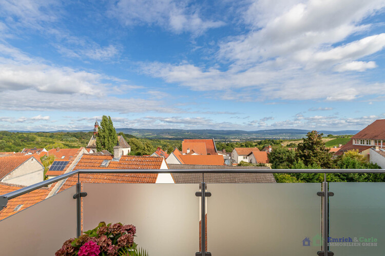 Aussicht vom Balkon