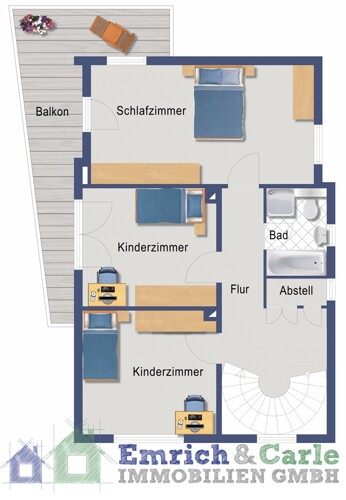 Grundriss Obergeschoss