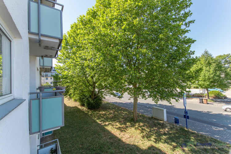 Blick vom Balkon