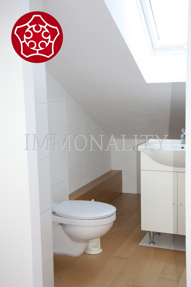 WC u.Waschbecken im Spitzboden