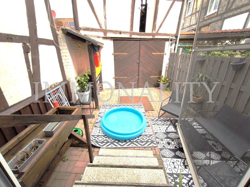 Whg2 Terrasse mit Pool