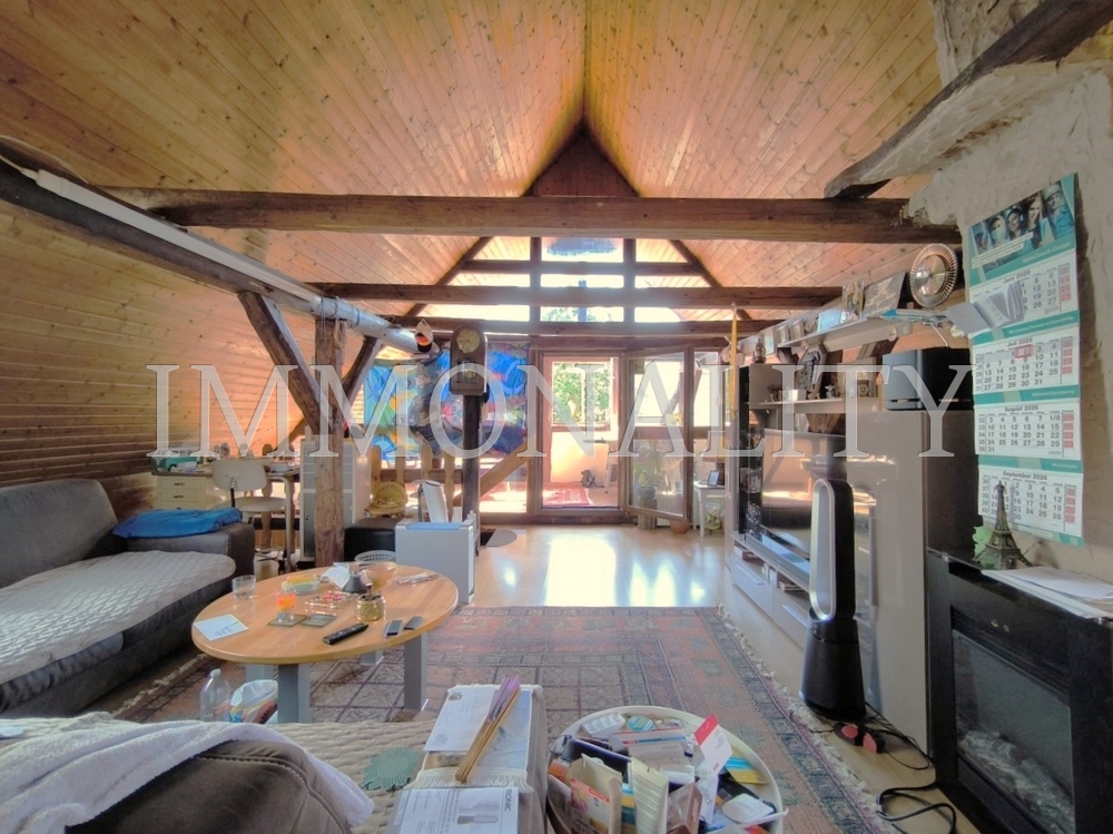 Whg1 DG Wohnzimmer, Balkon