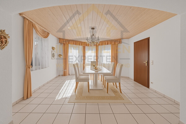 Esszimmer , hell und edel