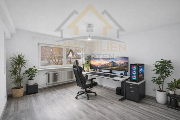 Schlafzimmer mit Gartenzugang