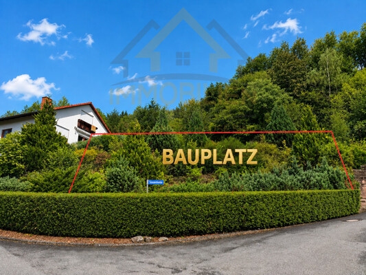 Bauplatz Straßenansicht