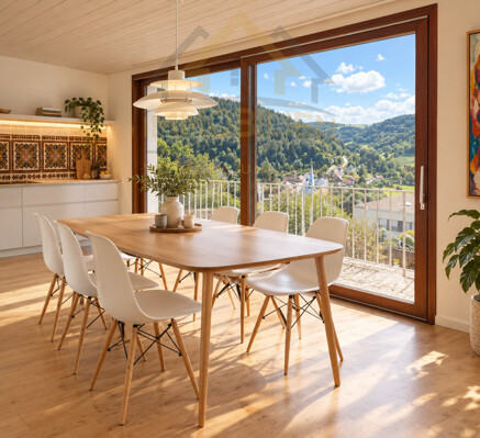 Einrichtungsidee mit Ausblick