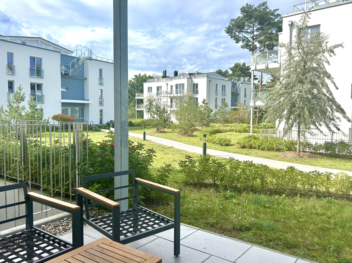 Moderne Ferienwohnungen auf Usedom direkt am Stettiner Haff – EG Terrasse
