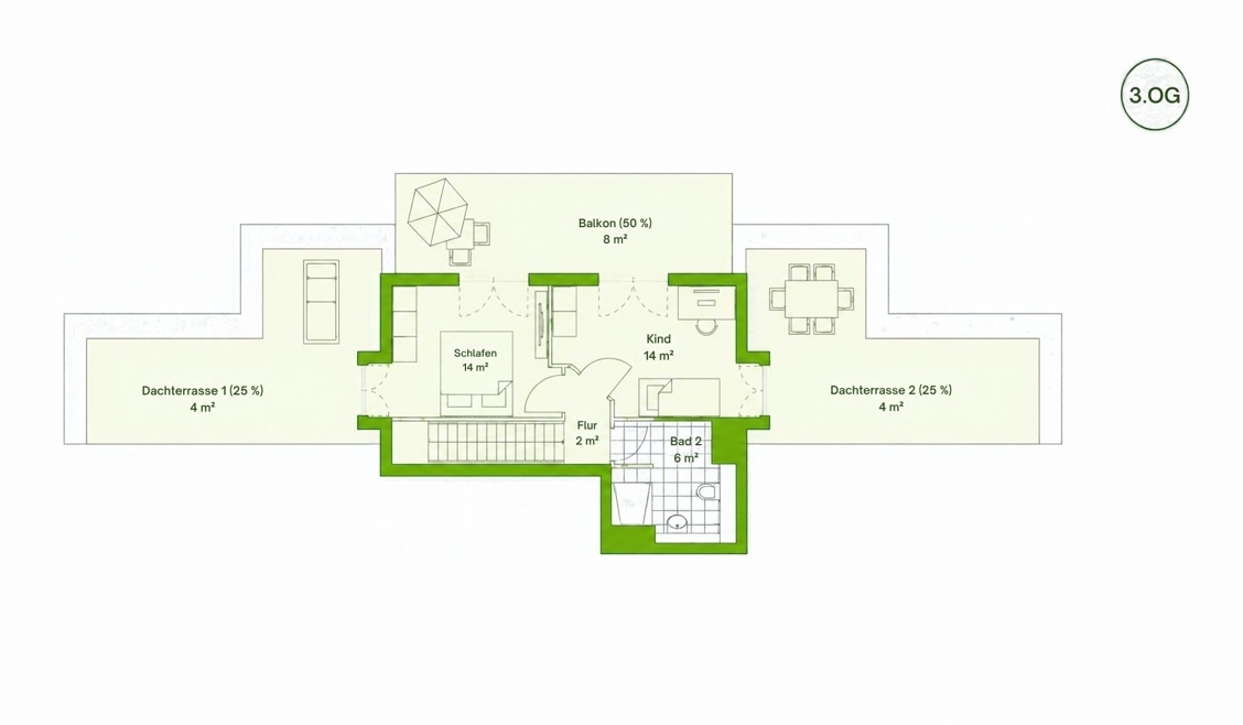 Neubau-Maisonette auf Usedom mit Haff-Blick – 43