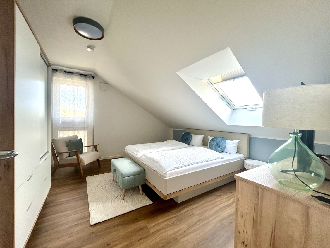 800 m zum Strand - Ferienwohnungen in Kölpinsee / Usedom – Musterwohnung - Kinderzimmer
