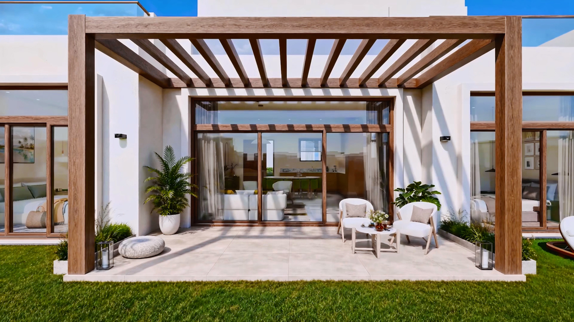 Villas mit direktem Wasserzugang in Omans Süden Salalah - direkt am Meer – Terrasse 1